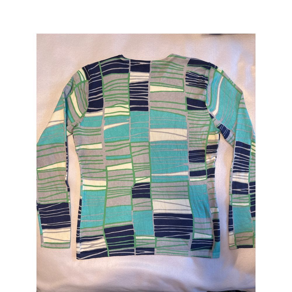 Women's J‎ McLaughlin Lightweight Crewneck Sweater Size M Cotton/Modal B… - Picture 2 of 7